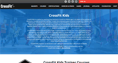 Desktop Screenshot of kids.crossfit.com