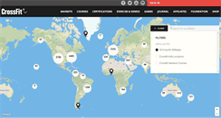 Desktop Screenshot of map.crossfit.com
