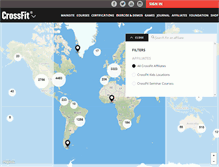 Tablet Screenshot of map.crossfit.com